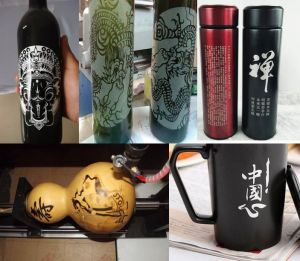 萍乡芦溪县酒瓶葫芦工艺品激光雕刻机